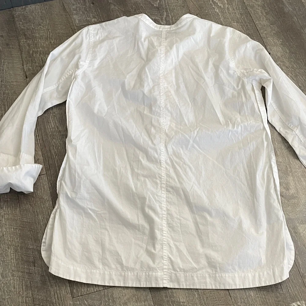 J. Crew Crisp White‎ Tunic Top
